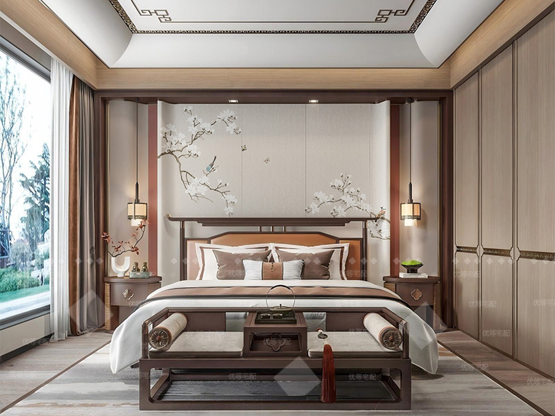 新中式卧室07