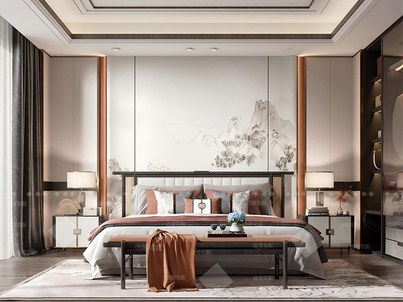 新中式卧室09