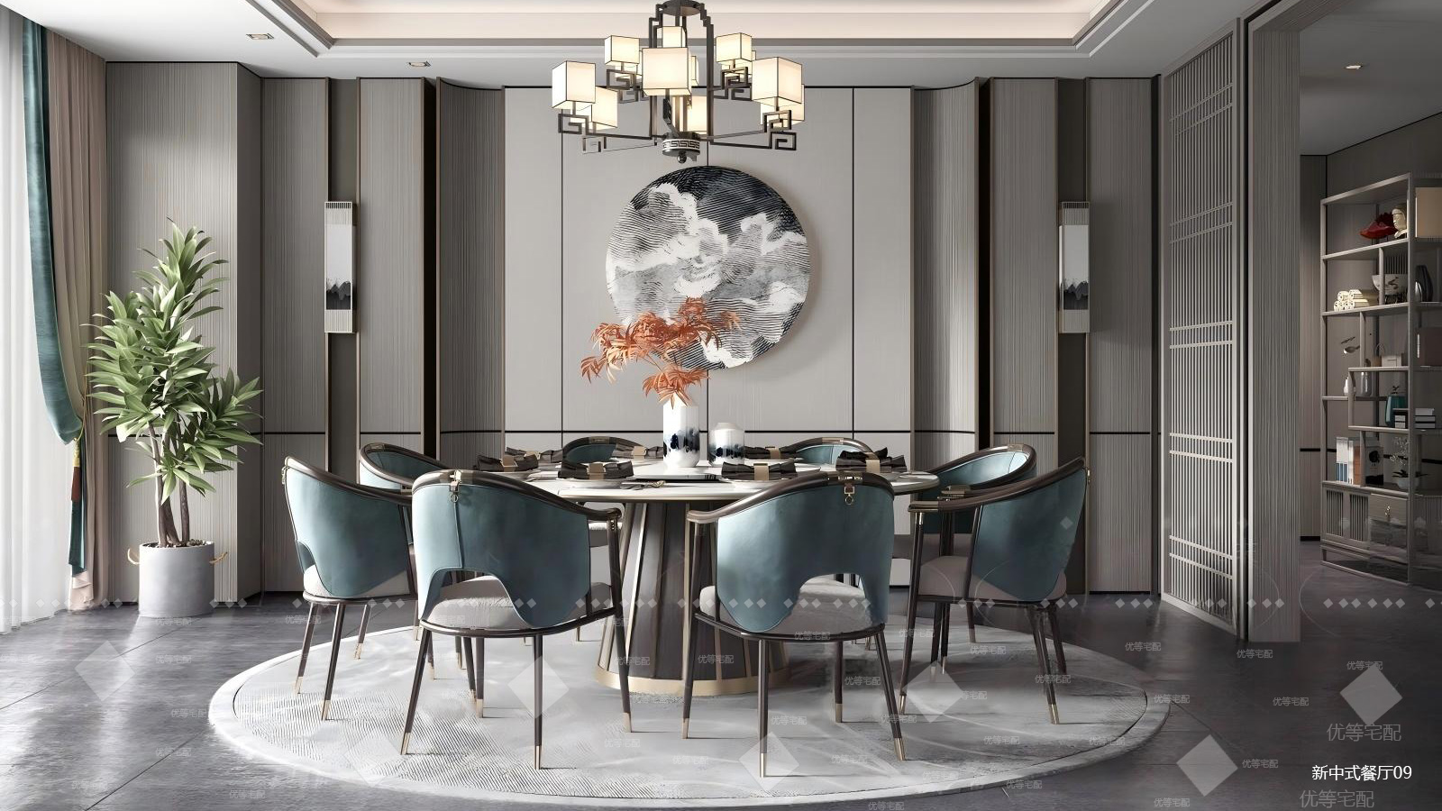 新中式餐厅09