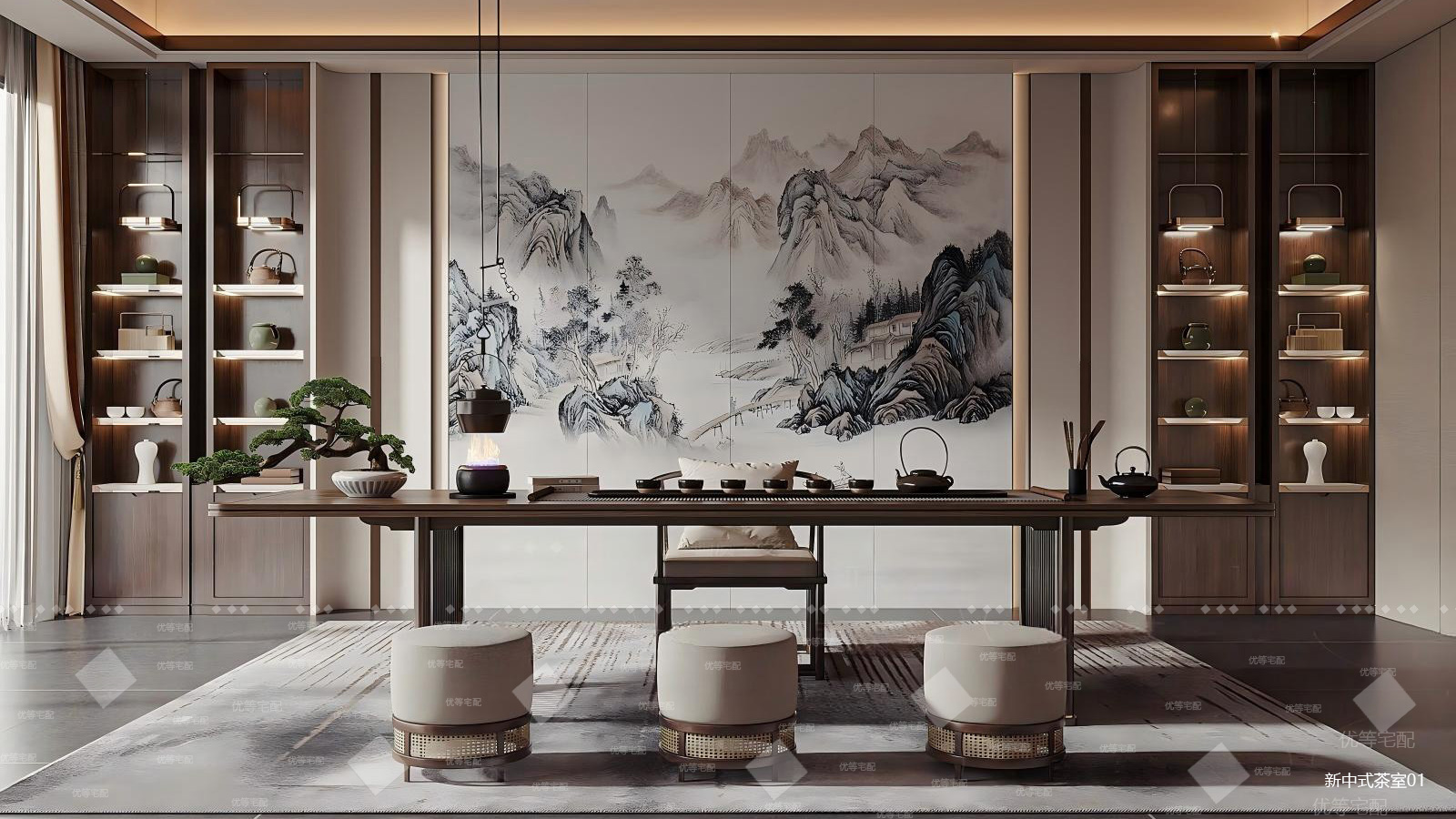 新中式茶室01