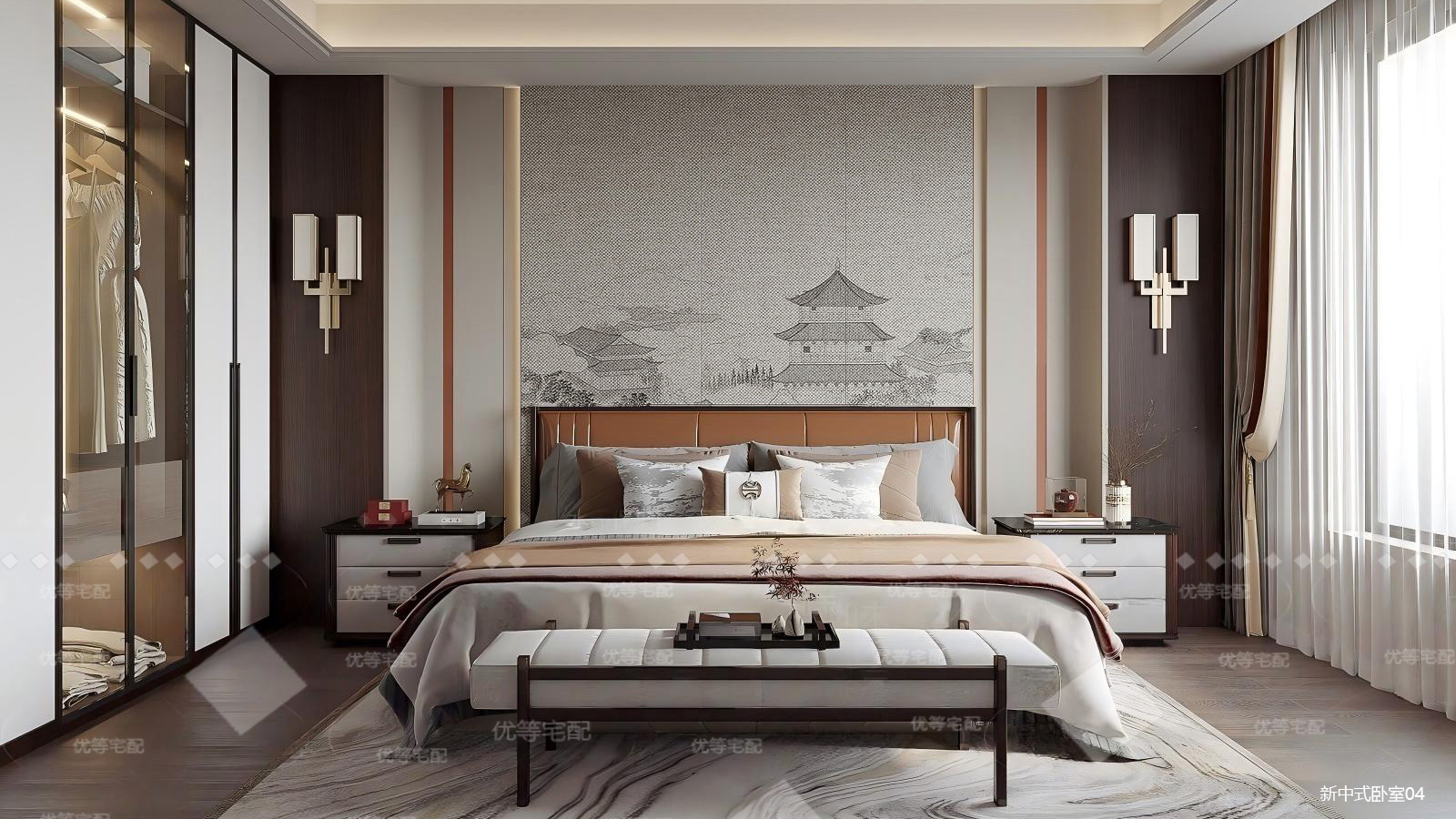 新中式卧室04