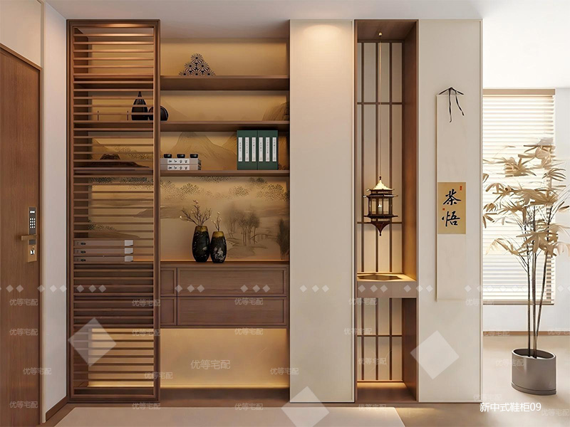 新中式鞋柜9