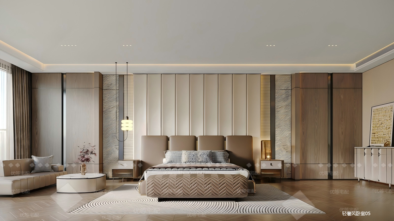 轻奢风卧室05