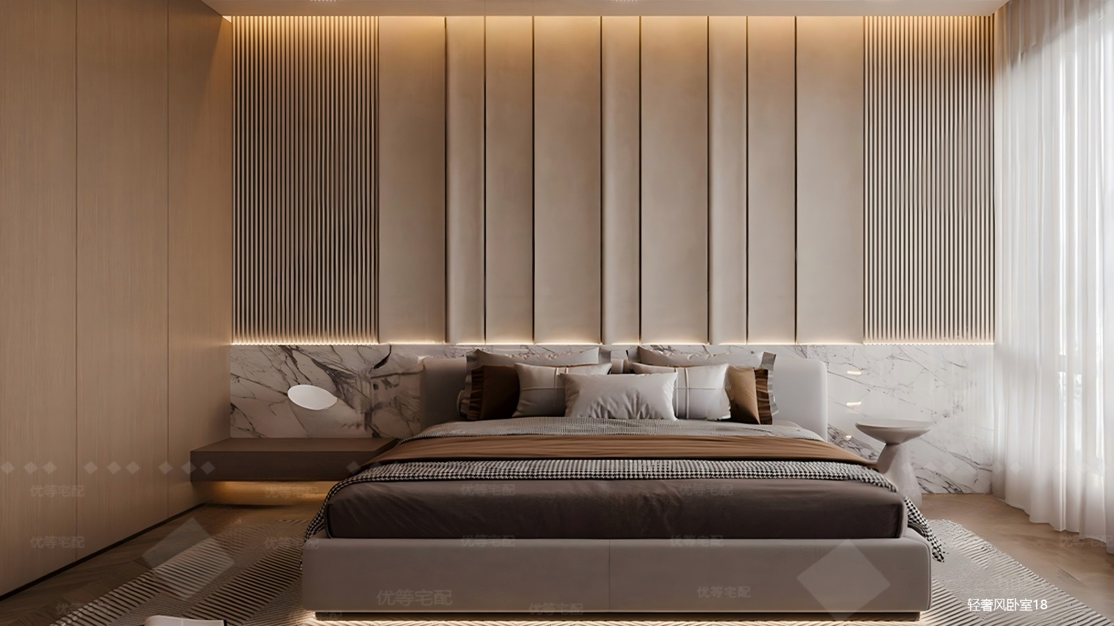 轻奢风卧室18