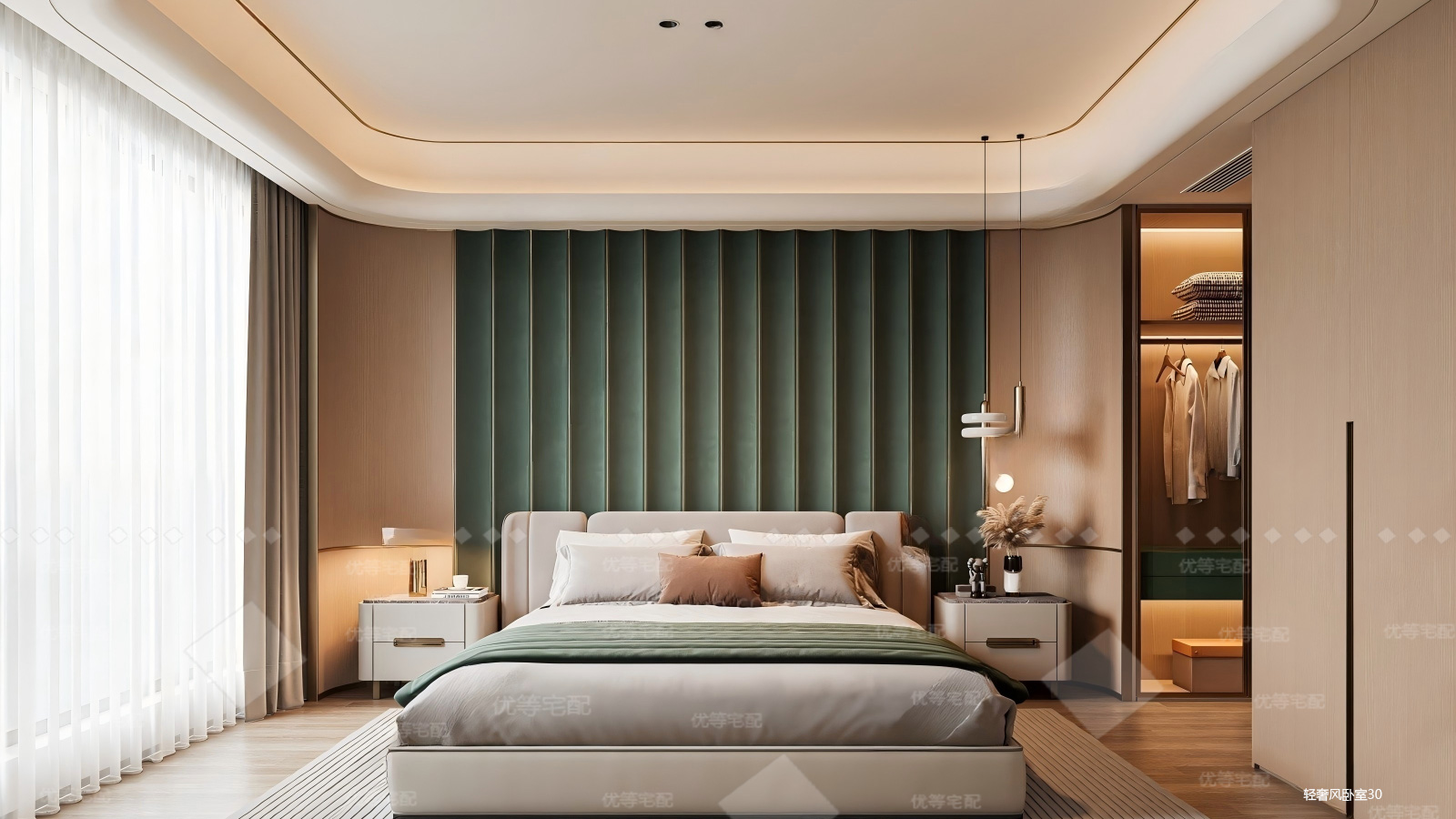 轻奢风卧室30