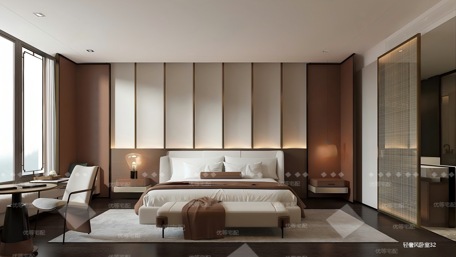轻奢风卧室32