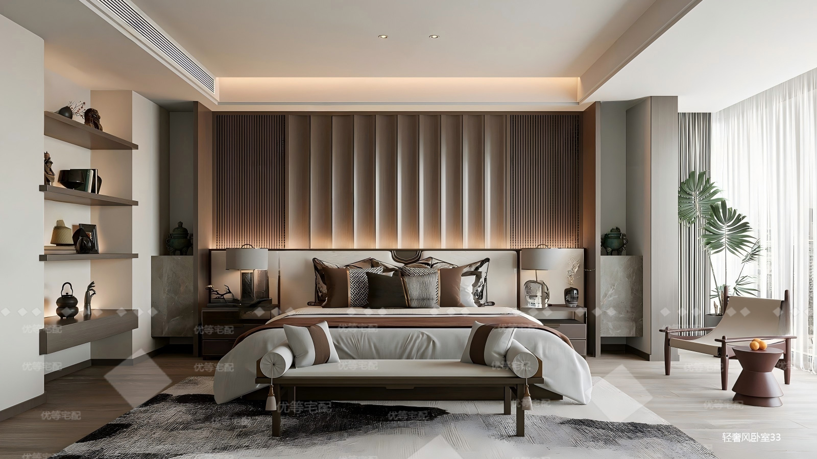 轻奢风卧室33