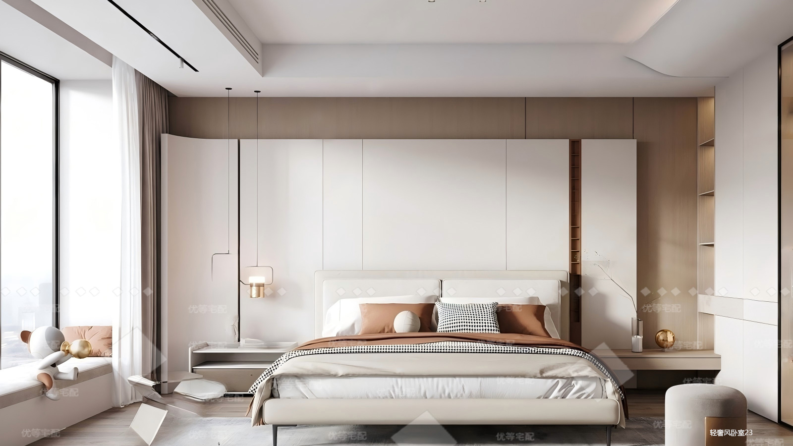 轻奢风卧室23