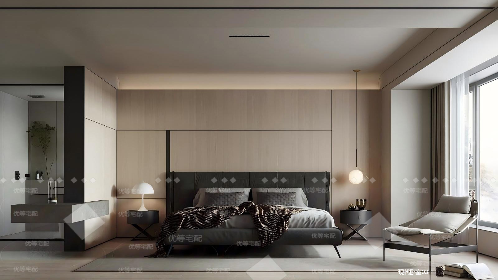 现代卧室03