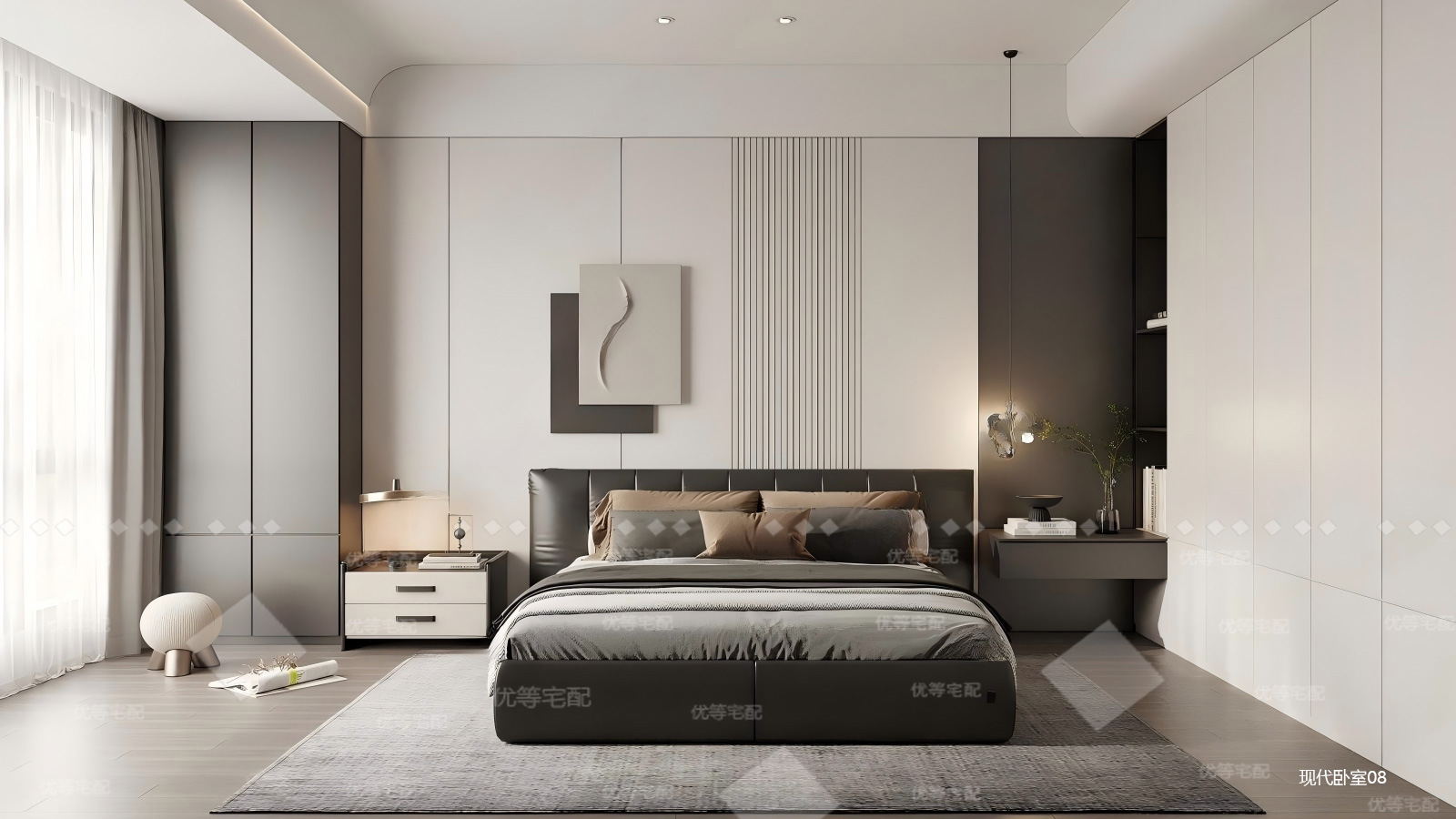 现代卧室08