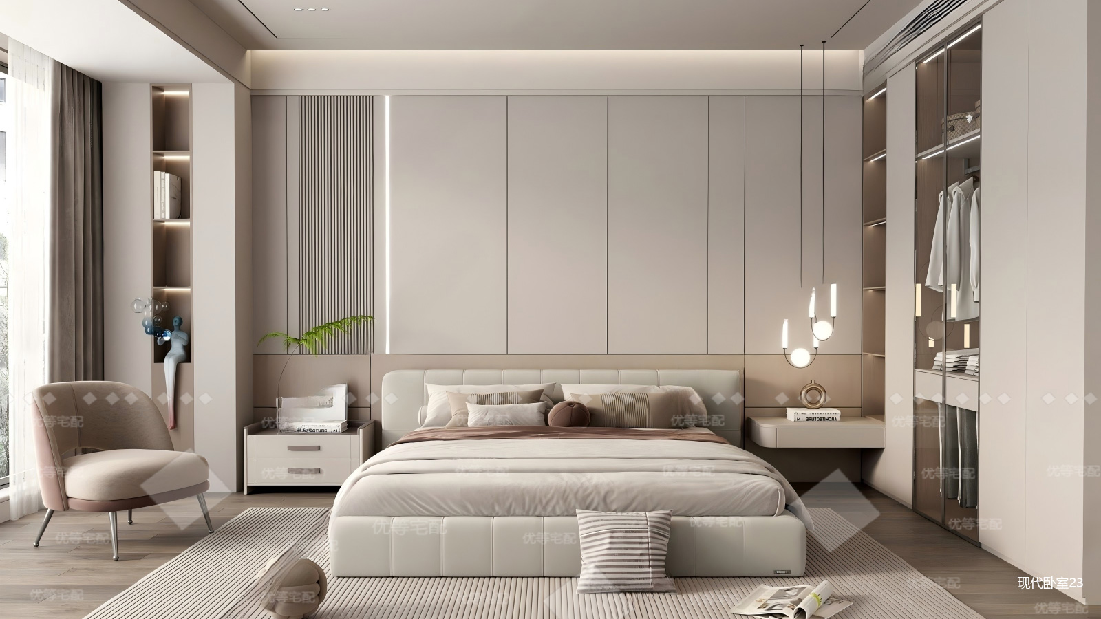 现代卧室23