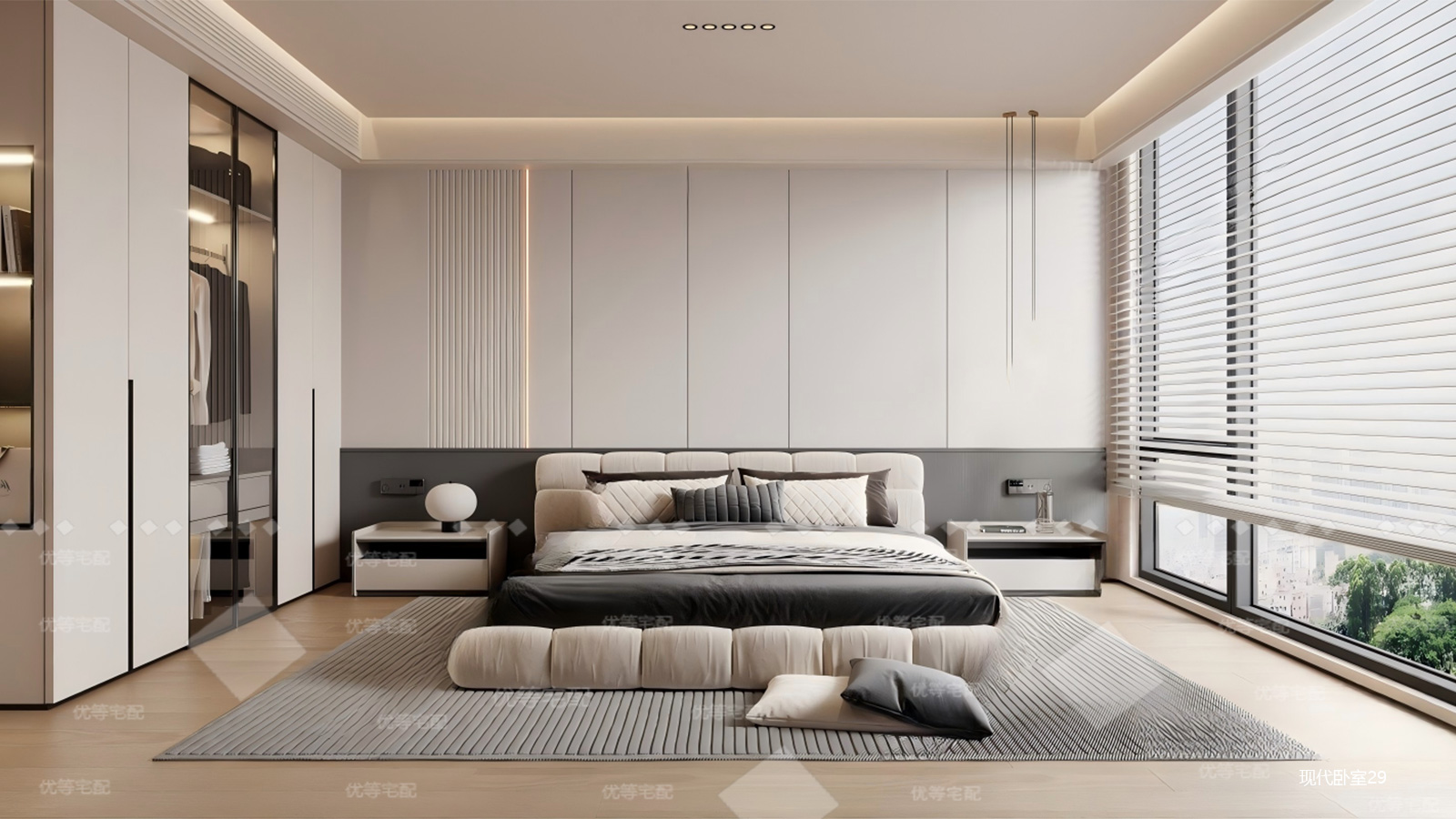 现代卧室29