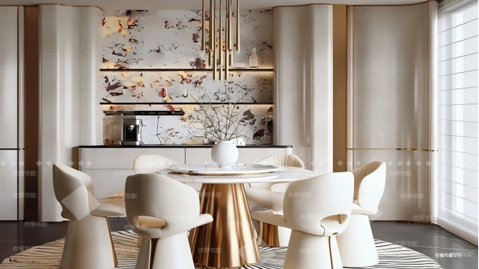 轻奢风餐厅01
