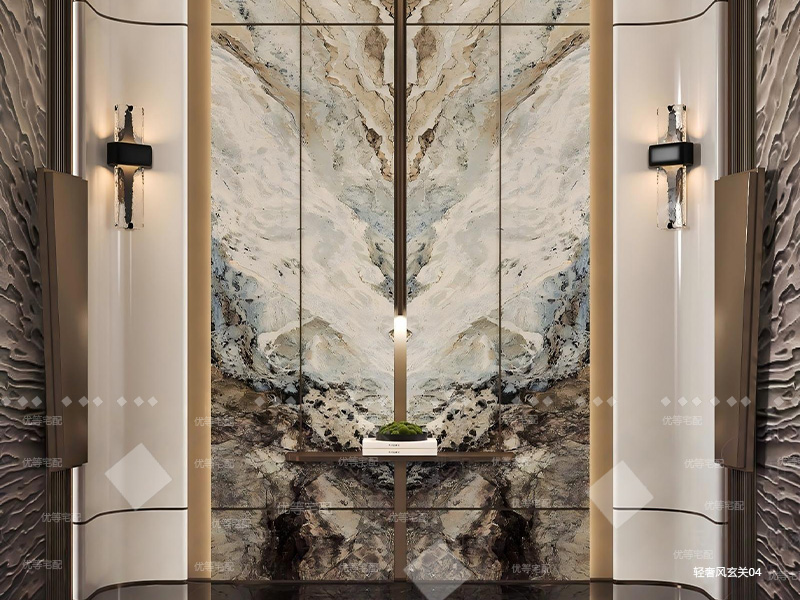 轻奢风玄关04
