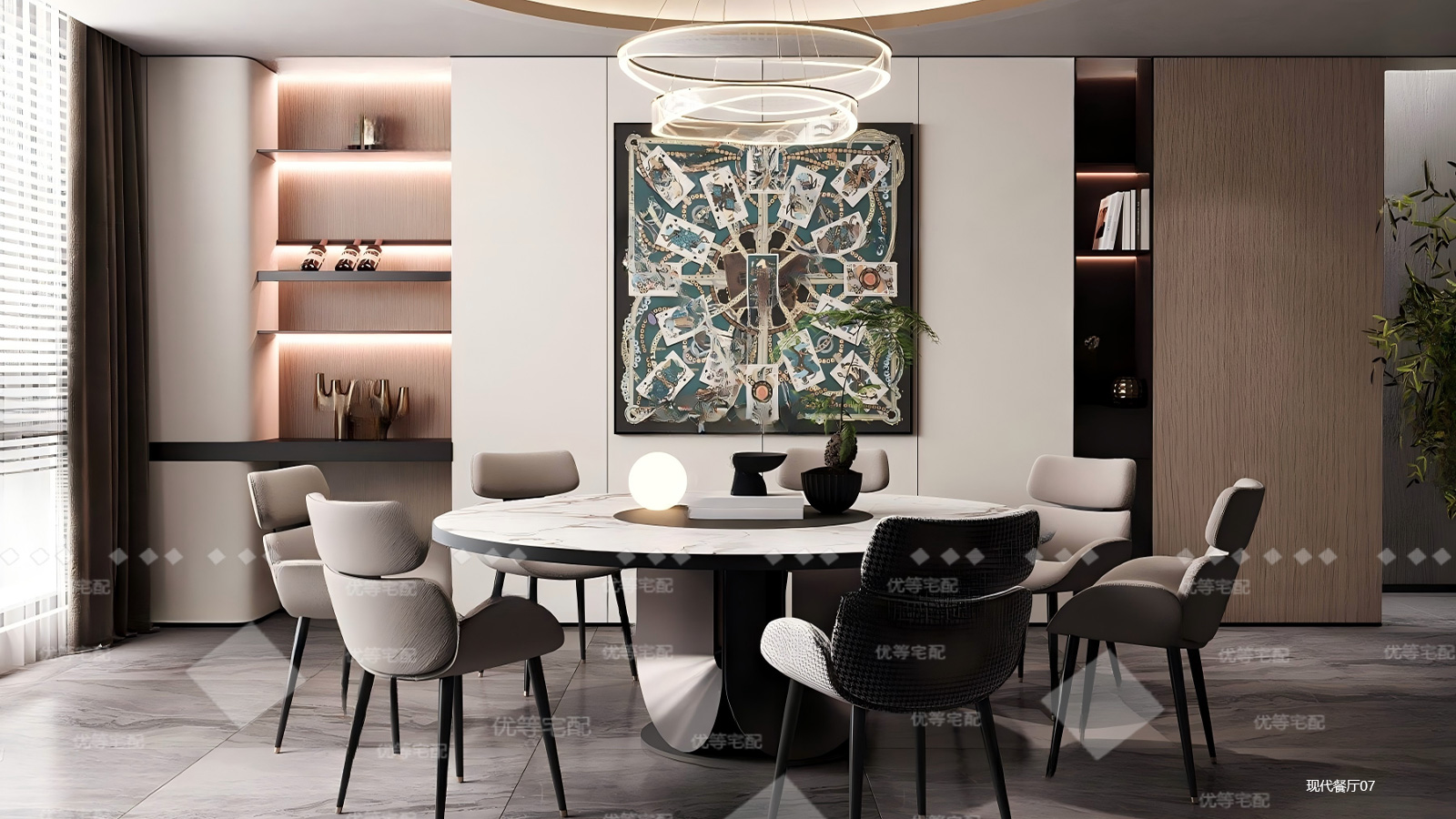 现代餐厅07