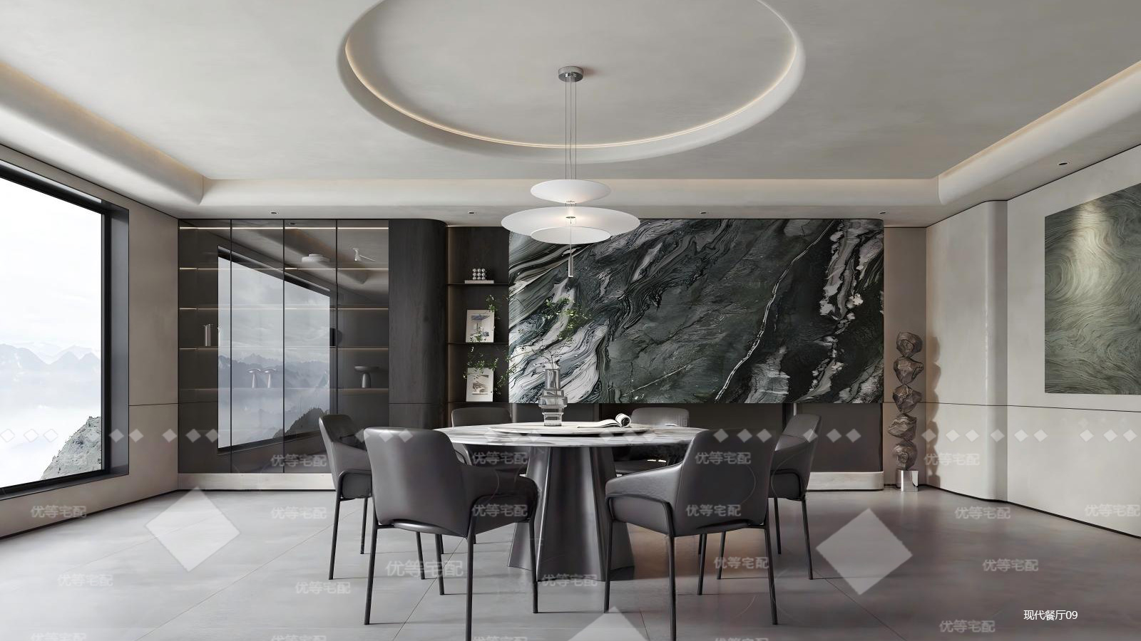 现代餐厅09