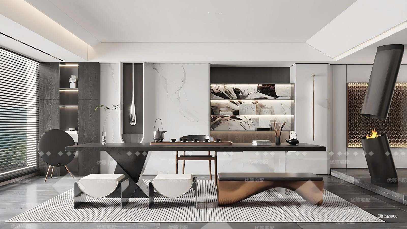 现代茶室06