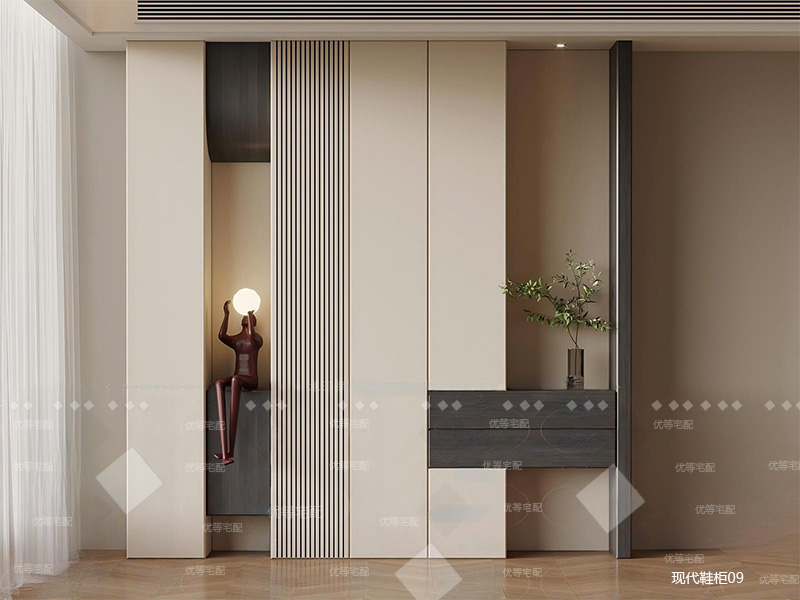 现代鞋柜09
