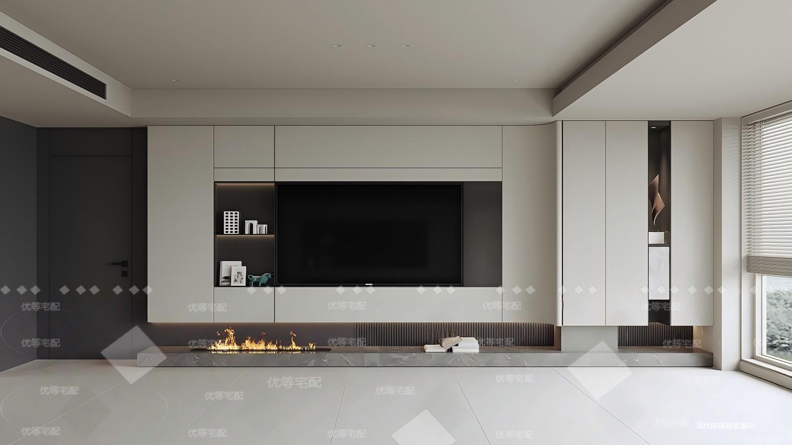 现代电视背景墙04