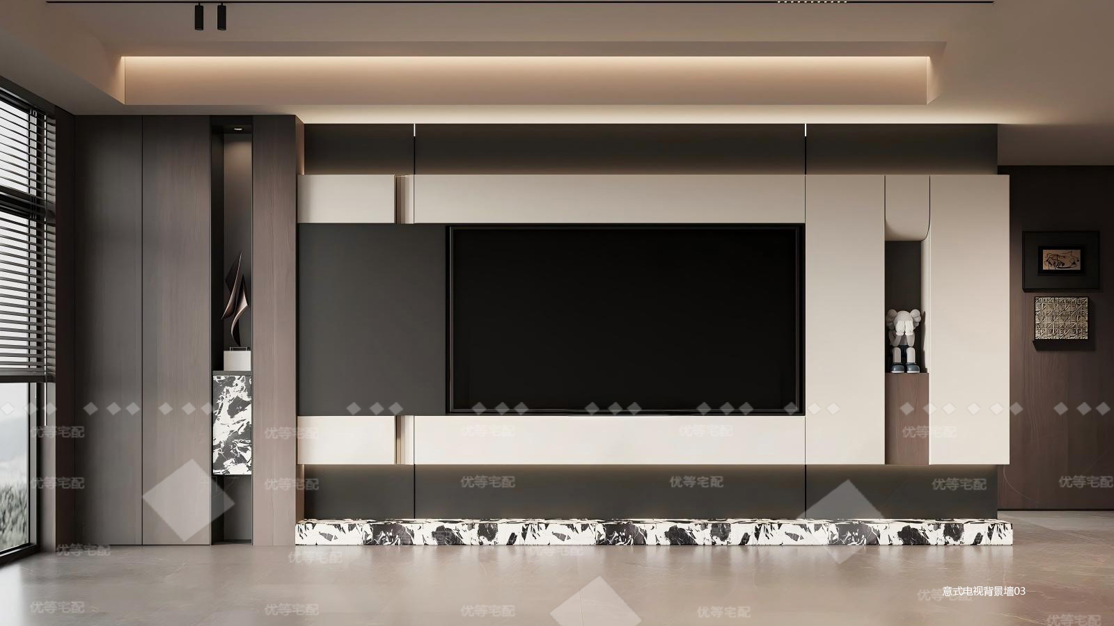 意式电视背景墙03