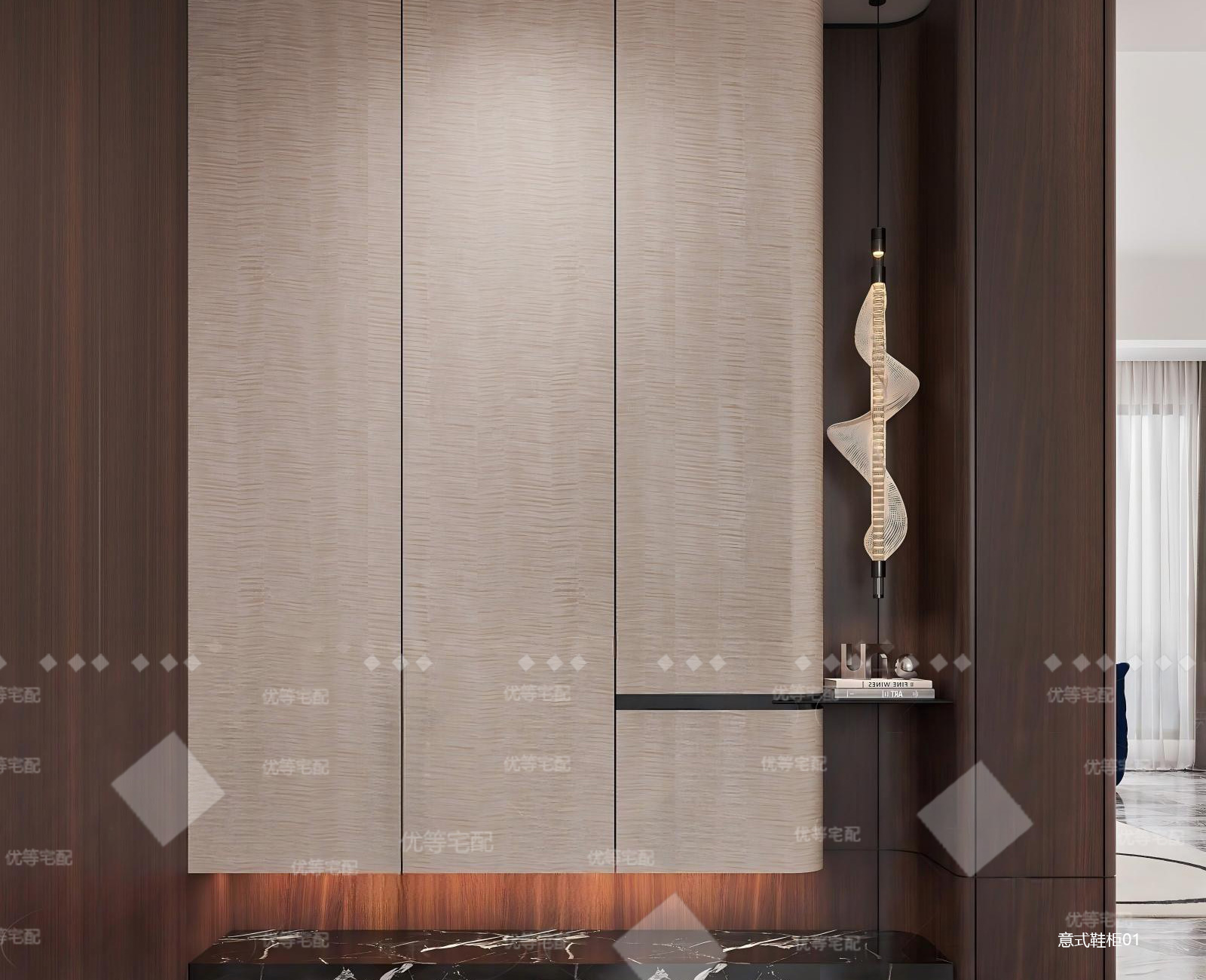 意式鞋柜01
