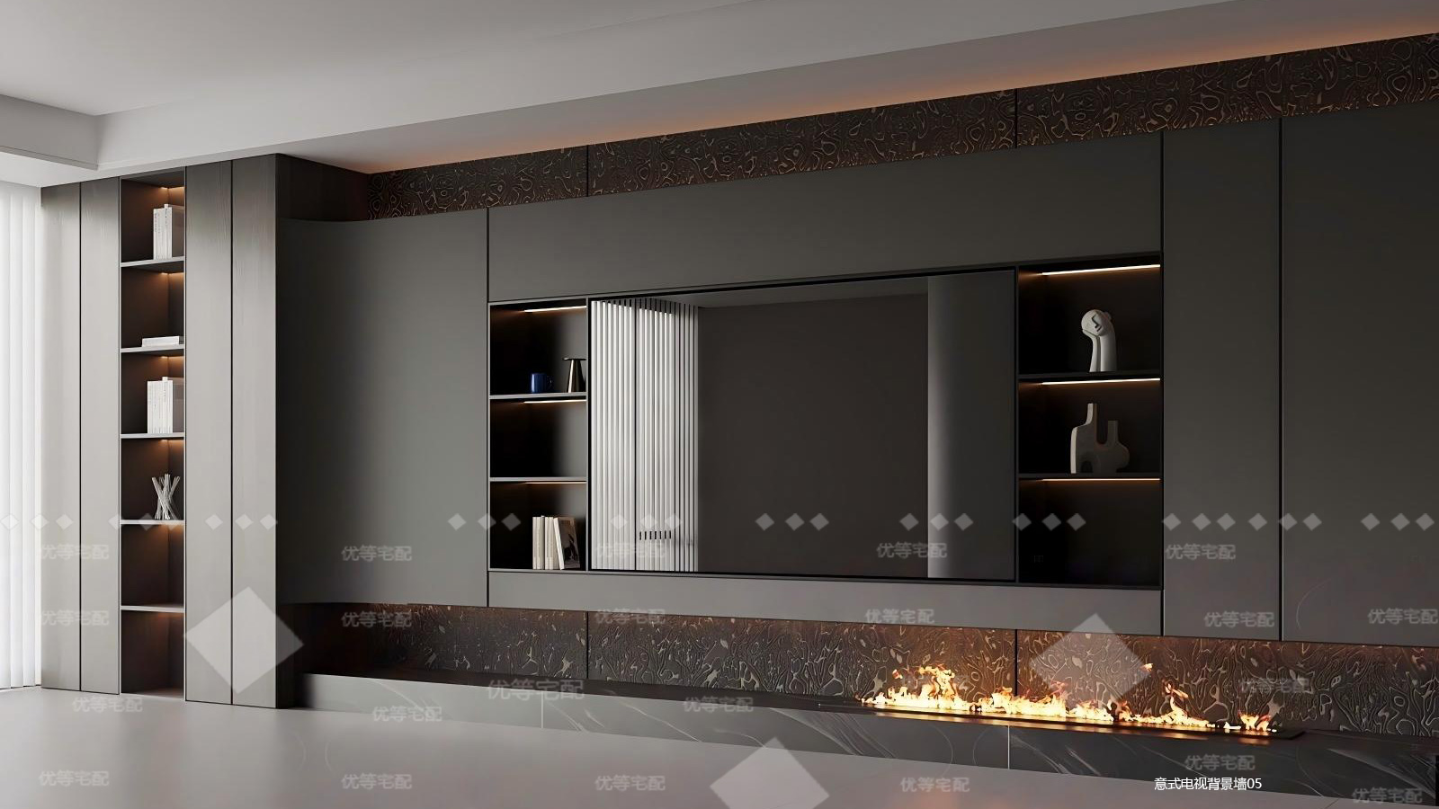 意式电视背景墙05