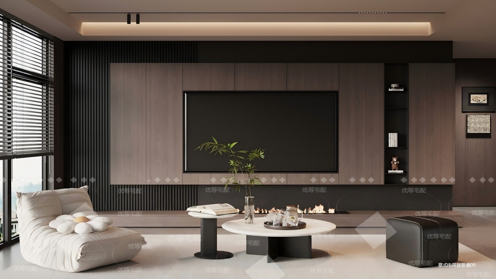 意式电视背景墙09