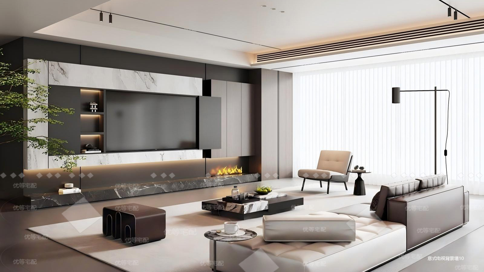 意式电视背景墙10