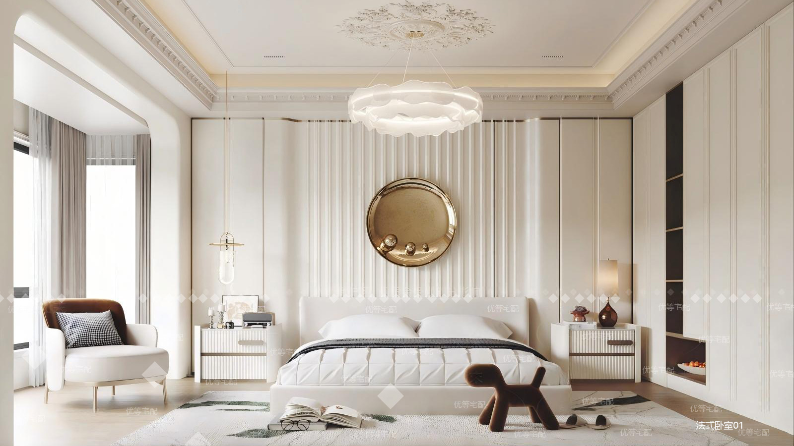 法式卧室01