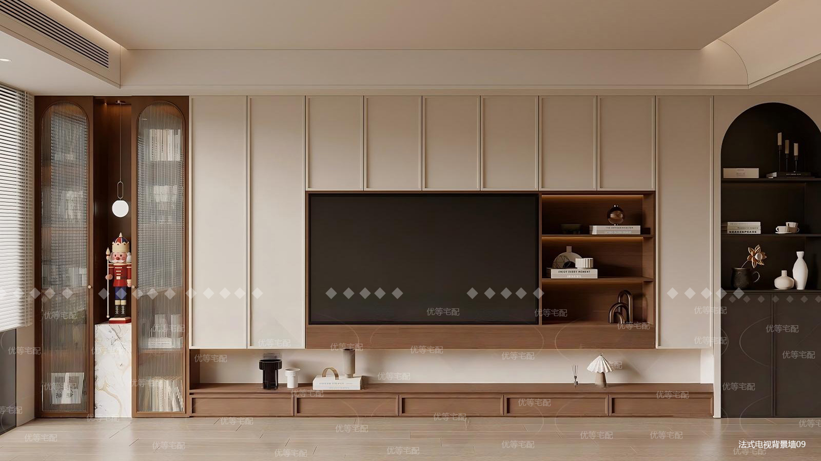 法式电视背景墙09
